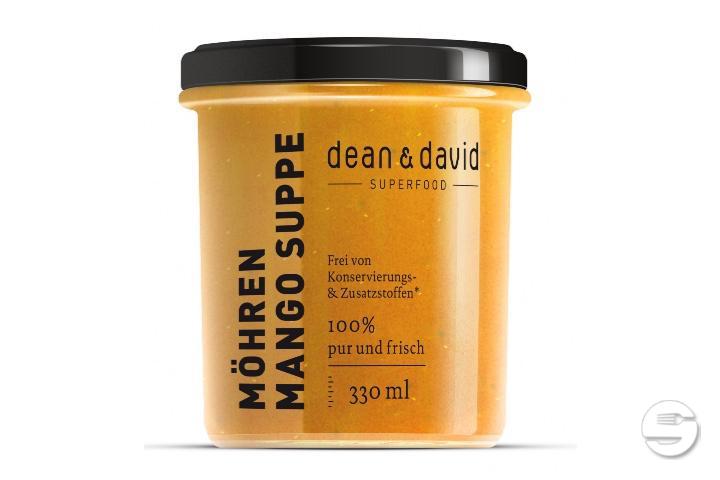 Karotten Mango Suppe im Glas - dean&david