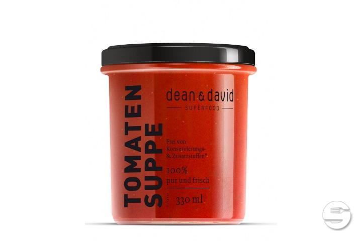 Tomaten Basilikum Suppe im Glas - dean&david