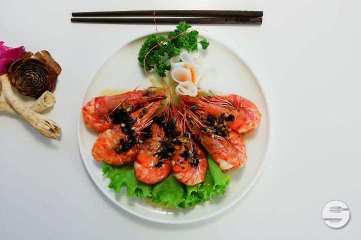 Shrimps with Black Beans and Garlic - Fengling