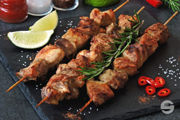 Brochette Gigot d'Agneau aux Epices - Drei Rosen