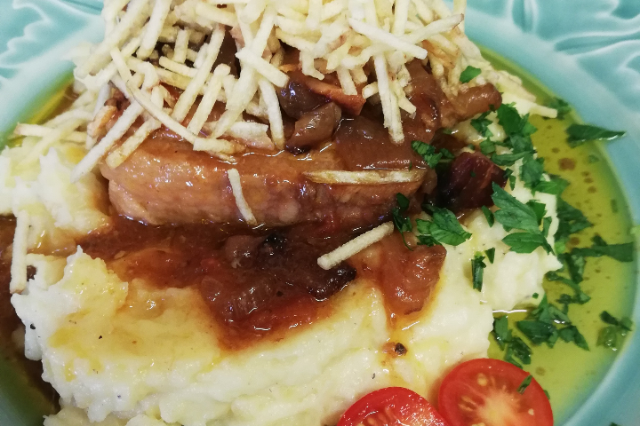 Ossobucco in Schwarzbiersauce - Spark Tapas