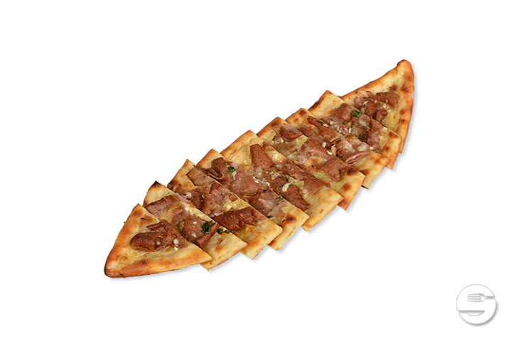 Pide with Kebab Meat - Basler Kebabhaus