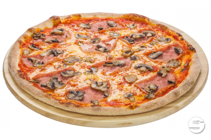 Pizza Prosciutto e Funghi - Pizzeria Mondo