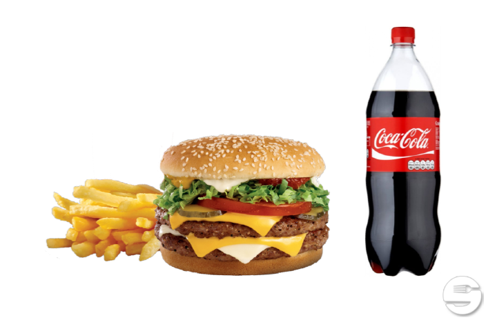Burger Menu mit Beilage nach Wahl - Pizza Maestro