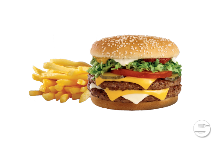 Burger nach Wahl mit Pommes - Pizza Maestro