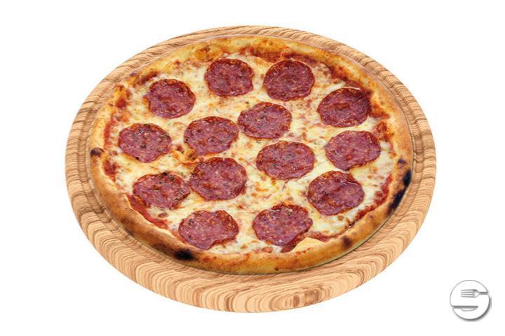 Pizza Salami & Oliven - Pizza Messo & Burger