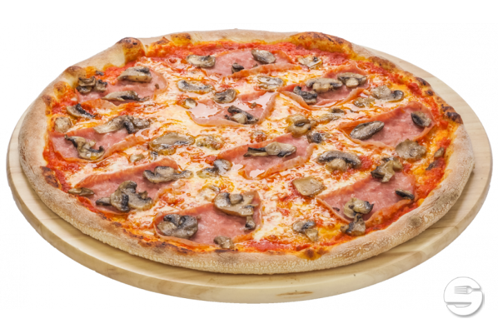 Pizza Prosciutto e Funghi - Pizza Messo & Burger