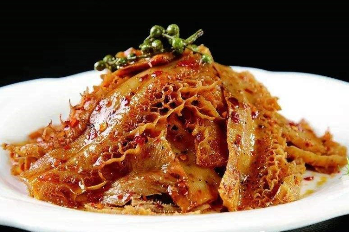 Tripes de Boeufs Pimentées 香辣牛肚 - Mala's Kitchen