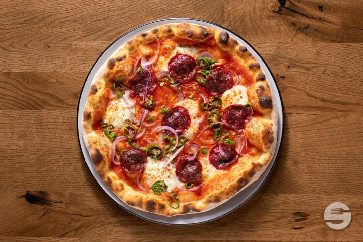 Pizza Smokey Devil (mild scharf) - Stripped Pizza