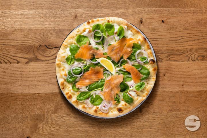 Neu : Pizza Alpine Salmon - Stripped Pizza