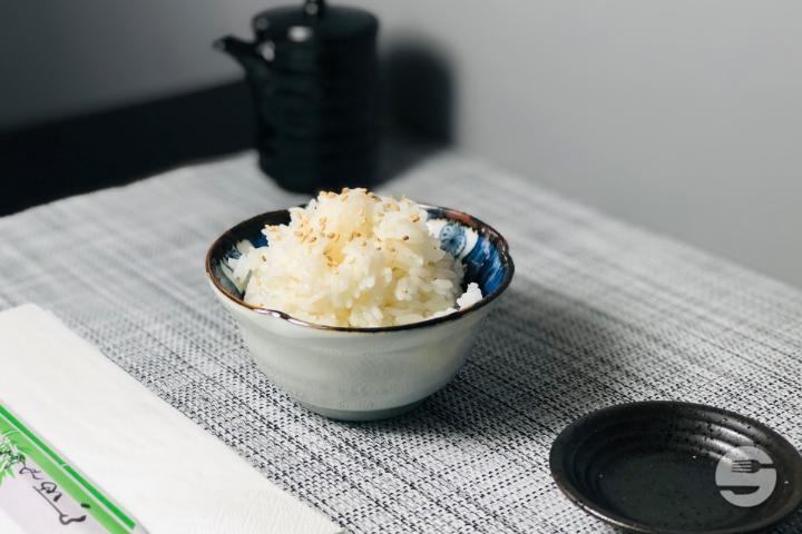 Vinegar Rice with Sesame - Edamame