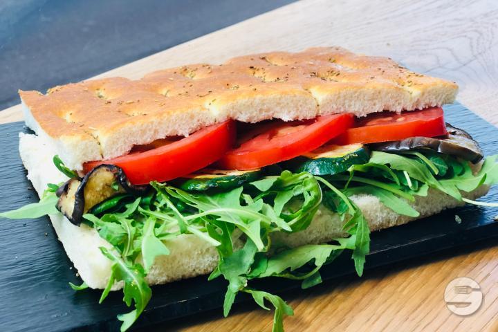 Hummus & Vege Focaccia - Urban Health