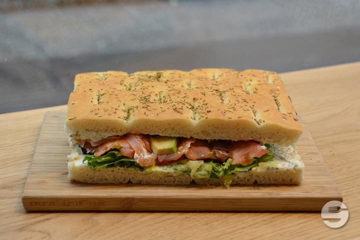 Salmon Focaccia - Urban Health