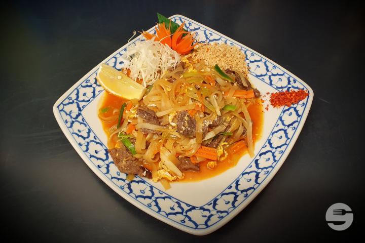 101. Pad Thaï Kung - Chez Méo Cuisine Thailandaise