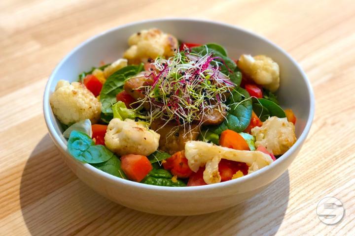 Vegan tempeh salad - Platte 14