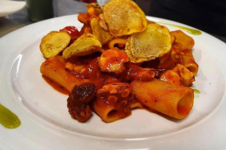 Paccheri au poulpe - Digregorio