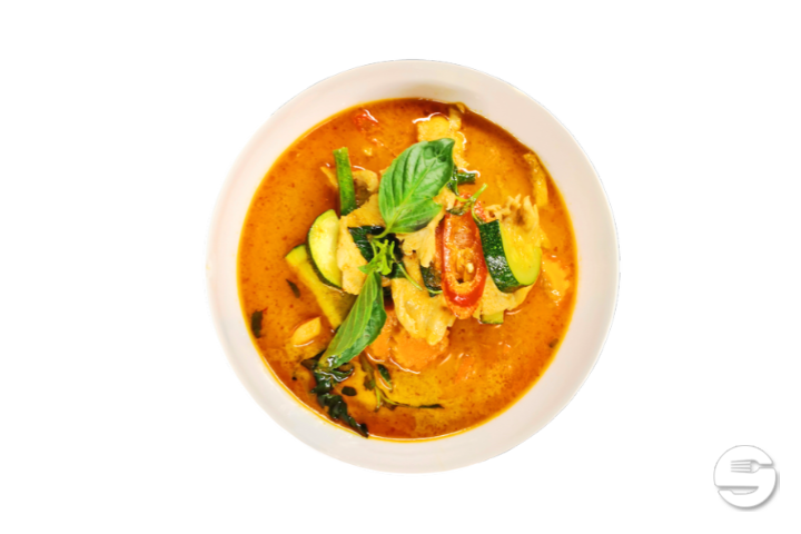 Red curry with a side dish of your choice - LeBua