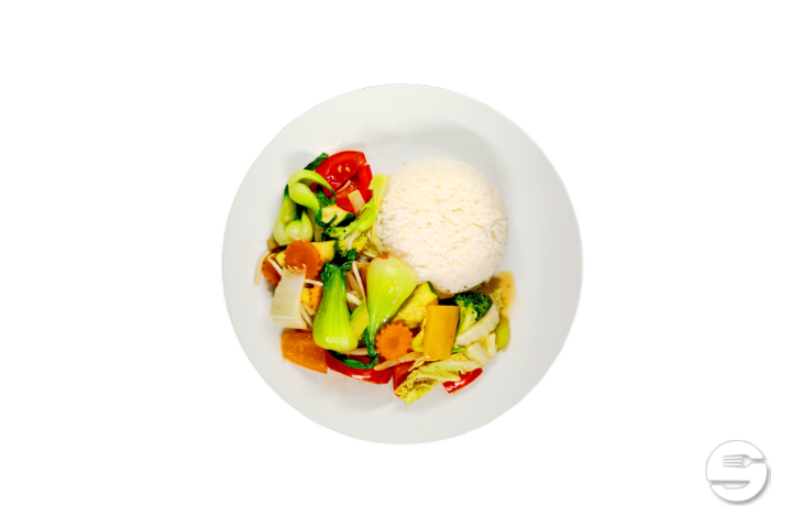 Fried vegetables with side dish of your choice - LeBua