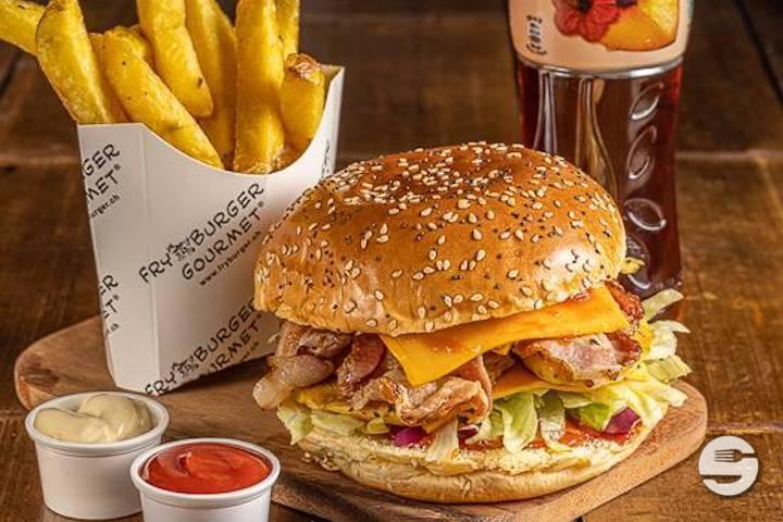 California Gourmet Beef Burger Menu - Fry Burger Gourmet