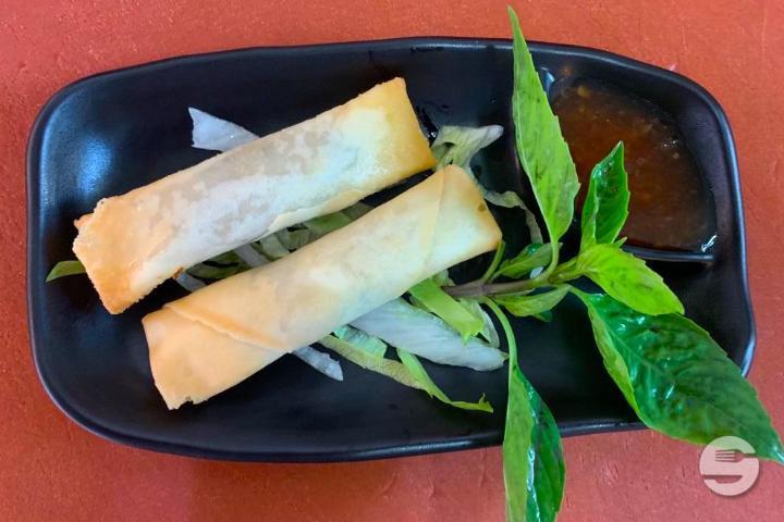 Thai spring rolls with chicken and vegetables (2 pcs.) - Echt KungFu