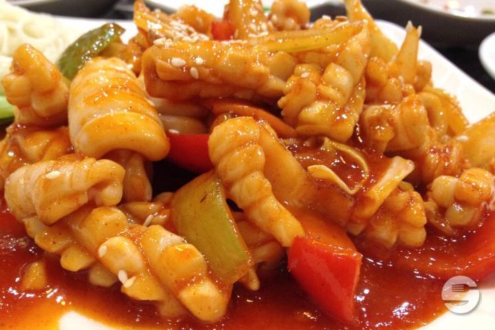 814. Squid Stir-Fried in Salt and Pepper - Chanaan