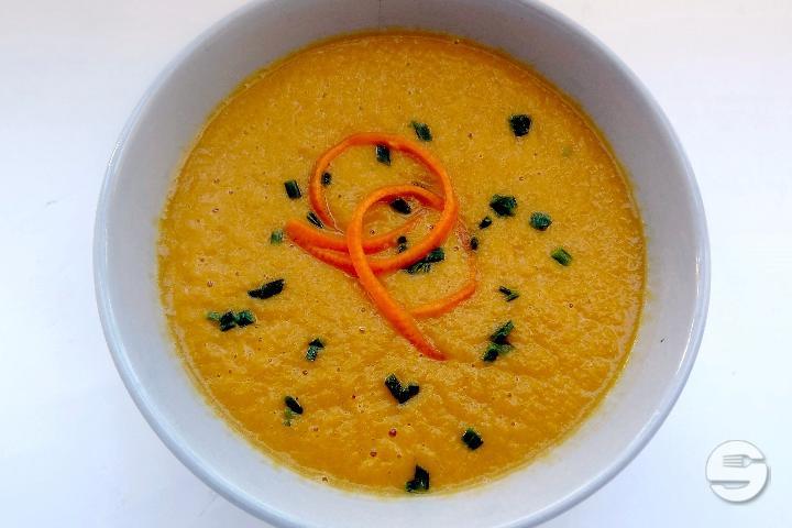 Carrot soup - Le Frisé Gourmet Martigny