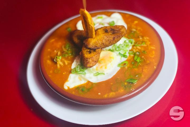 Majado de Charque batido - Willys Restaurant Bolivien