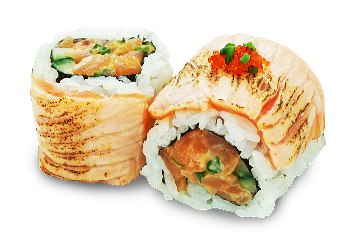 SPICY SALMON ROLL スパイシーサーモンロール - Mikado Grenus