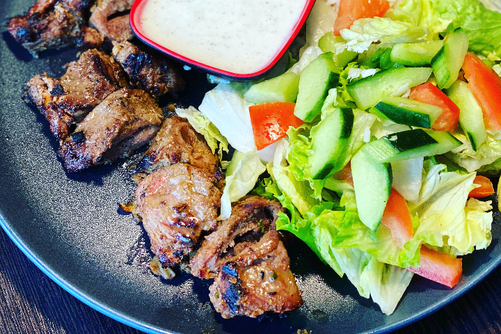 Lamb Boti Kebab Salad - Falaque