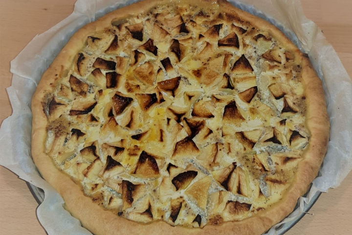 Tarte aux pommes maison - Mysandwicherie.ch