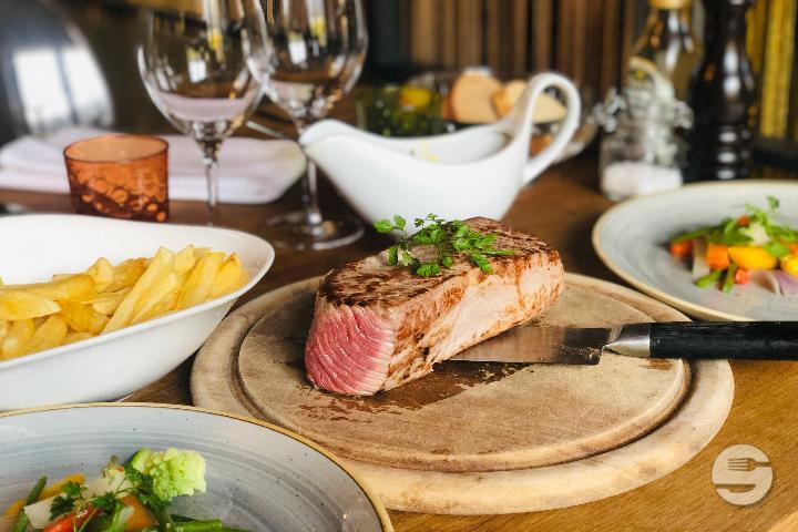 Entrecote double béarnaise sauce per minute (600 grams) - La Vache qui vole