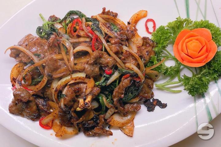69A. Beef with Basil - China House