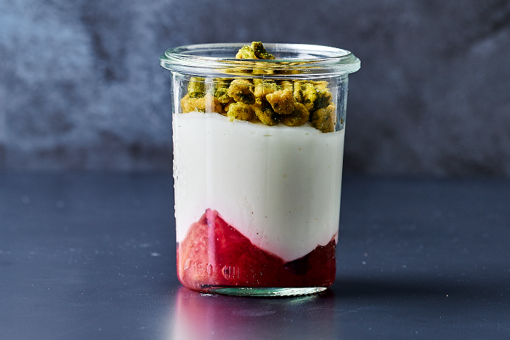 Rhubarb Yoghurt Mousse - Yooji's Westside Bern