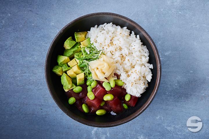 Tuna Avocado Poké - Yooji's Westside Bern