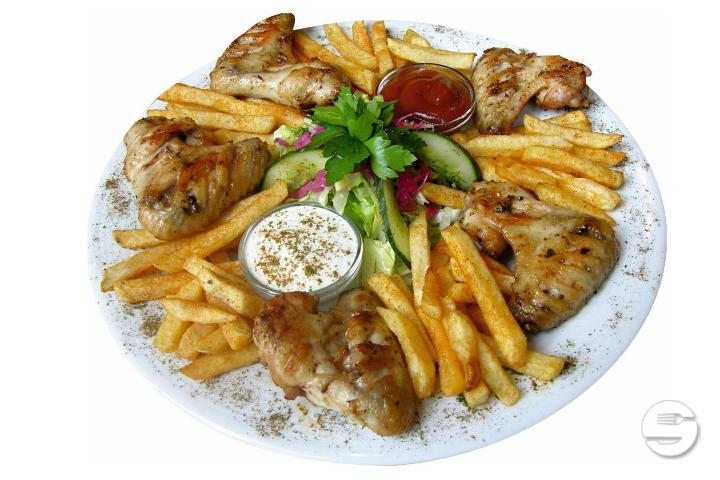 Assiette Chicken Wings - Point Kebab