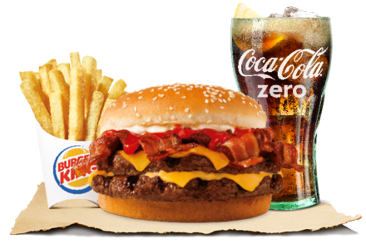 Double Bacon King Menu - Burger King