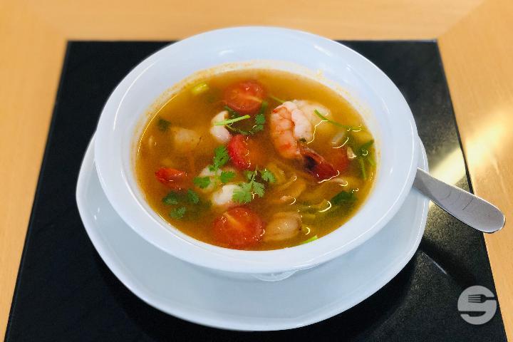 S1. Soupe de crevette piquante (tom yam) - Samui Thaï Food