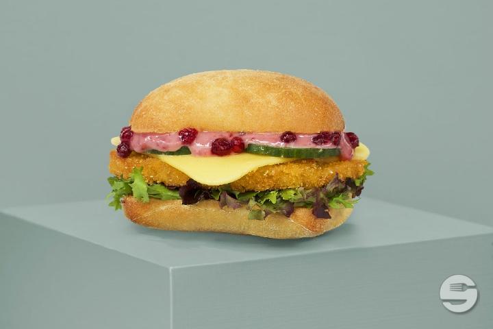 PINK EDGY - Swing Kitchen - Vegan Burger