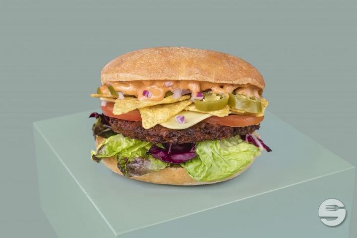 NACHO BURGER - Swing Kitchen - Vegan Burger