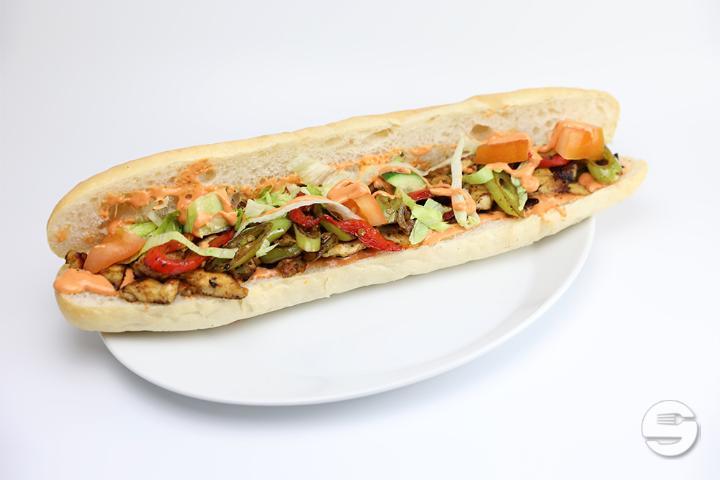 Chicken skewer Burger - Goranac
