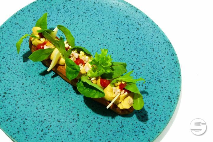 Salade Eclair Poulet César - N#ICE Tapas