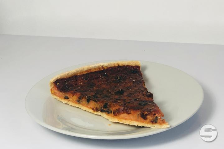 Tarte salée tomates olives et fromage - Le café des Rencontres