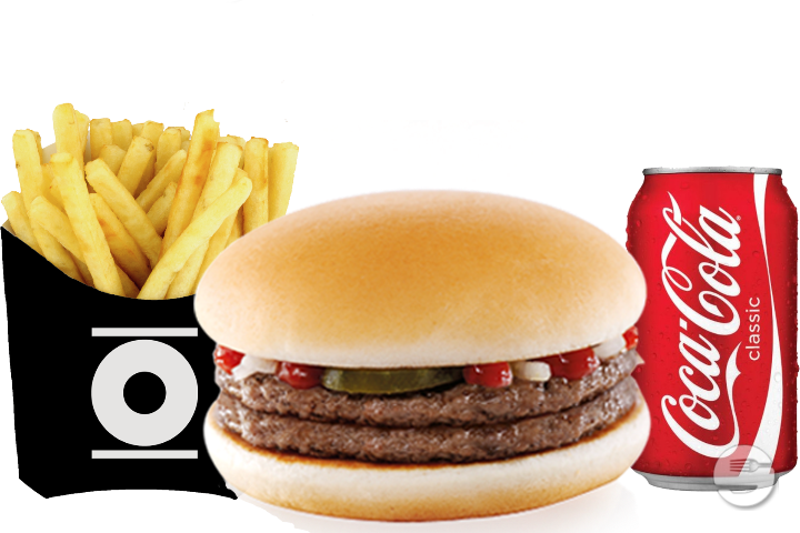 Menu double hamburger - The Corners