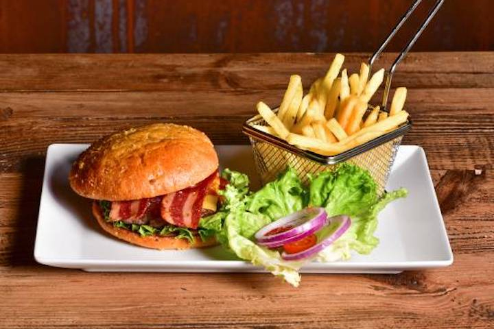 Beef BBQ Burger and Bacon Menu - The Corners