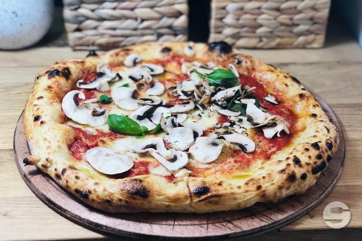 Ai funghi - Olio'basilico