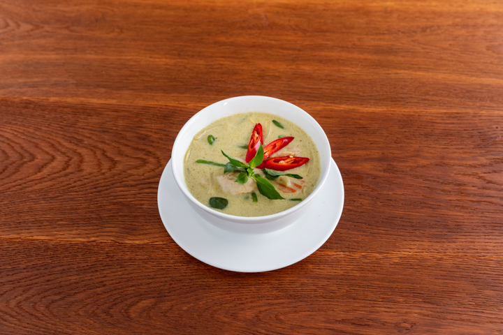 Gaeng kiaw Wan (mild spicy) - Khao Hom Thai Take Away
