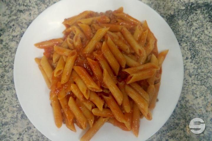 Pasta All' Arrabbiata (vegan) - La Casetta da Lorenzo Pascali