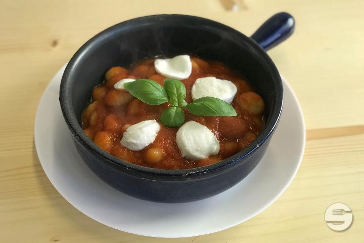 Gnocchi al Gorgonzola (vegetarian) - La Casetta da Lorenzo Pascali