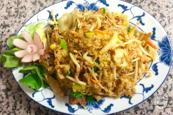 Fried rice with a side dish of your choice - Happy Wok