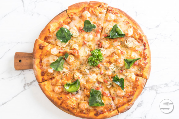 Pizza Gamberoni - Ristorante Pizzeria Lilienthal